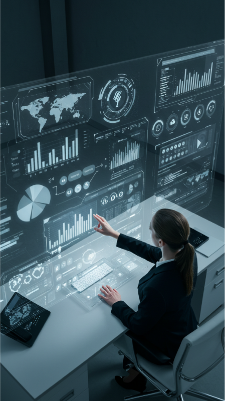 imagen azul con lineas de conexion